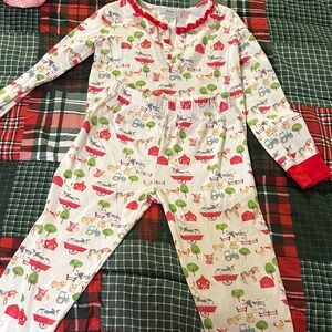 Kids Farm Print Pajama Set